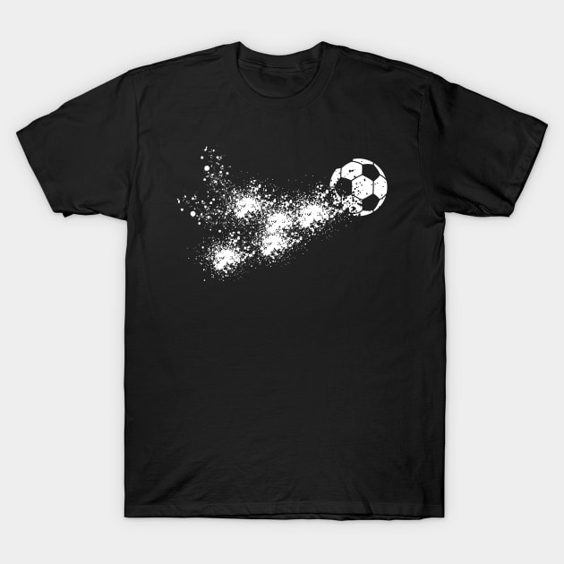 Soccer Dispersion Slow Motion Effect T-Shirt by HBfunshirts